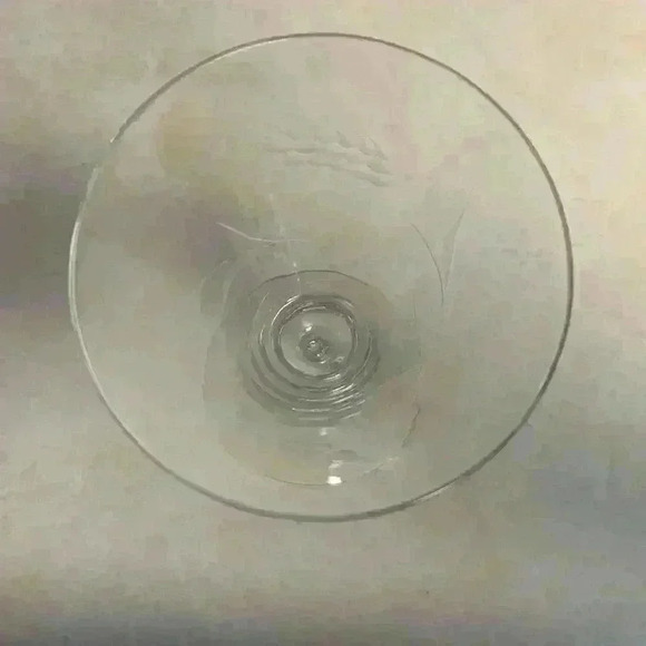 3 Javit Crystal Vintage Water/Wine Glasses Wheat Etching Pattern: “Fine Wheat" - Picture 6 of 7